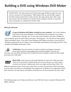 Create DVDs using Windows DVD Maker.indd