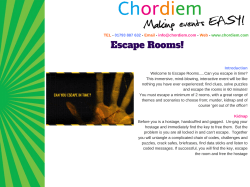 Escape Rooms