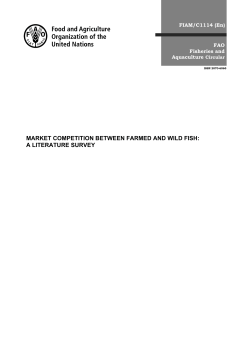 Market competition between farmed and wild fish