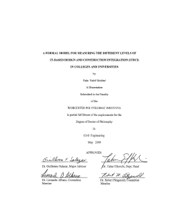 a formal model for it-based design and construction integration (itdci)