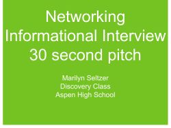 Networking Inf Interview March 7 10 2014