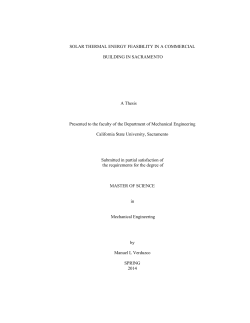 review on solar energy - Sacramento