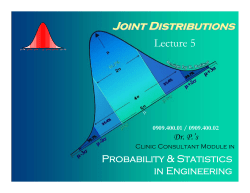 Joint Distributions
