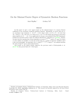 On the Minimal Fourier Degree of Symmetric Boolean Functions