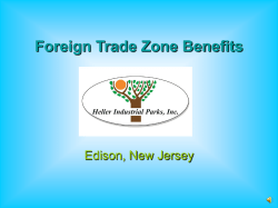 Heller Industrial Parks, Inc. FTZ &ndash; Edison, New Jersey