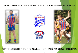 2016 Ground Naming Rights Proposal