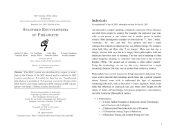 Stanford Encyclopedia of Philosophy