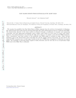 Fast Radio Bursts from Extragalactic Light Sails