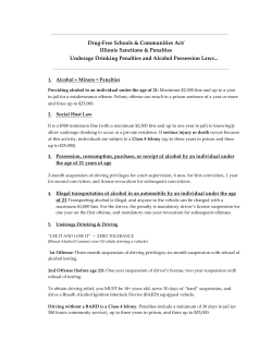 Illinois Penalties and Sanctions