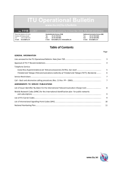 Approval of ITU-T Recommendations