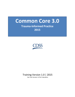 Components of the Trainer`s and Trainee`s Guides