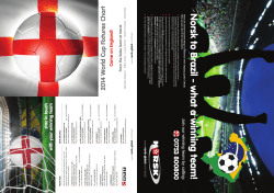 Norsk to Brazil - what a winning team!