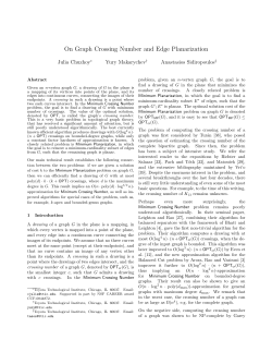 On Graph Crossing Number and Edge Planarization