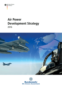 Air Power Development Strategy 2016