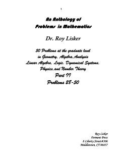 Problems 28 to 50()