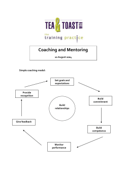 Simple coaching model - The Training Practice