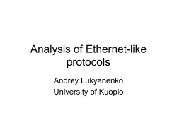 Analysis of Ethernet
