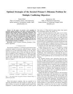 Optimal Strategies of the Iterated Prisoner`s Dilemma