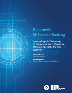 Tomorrow`s AI-Enabled Banking