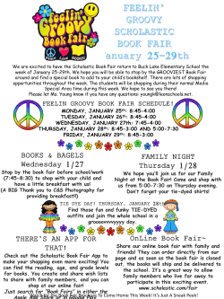 Book Fair dates - Leon County Schools