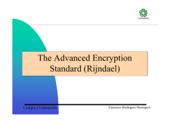 The Advanced Encryption Standard (Rijndael)