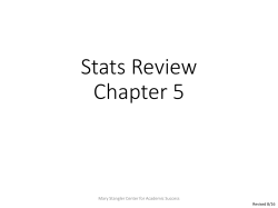 Stats Review Chapters 5