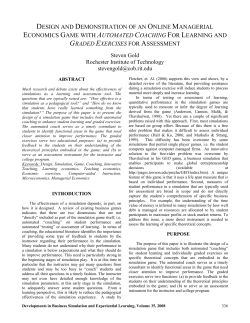 Design and Demonstration of an Online Managerial Economics
