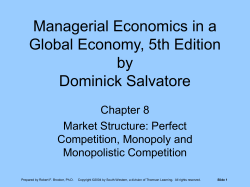 Managerial Economics in a Global Economy