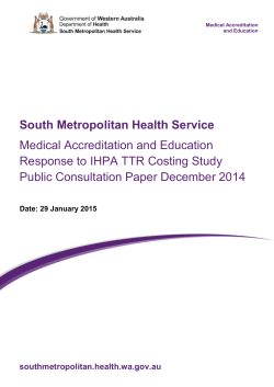 South Metropolitan Health Service-WA