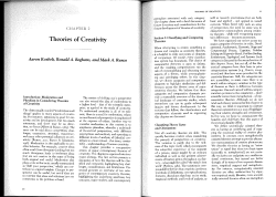 Theories of Creativity