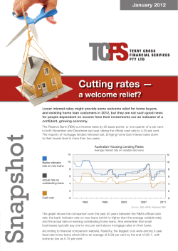 Cutting rates - Terry Cross Financial Services
