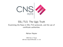 SSL/TLS - CNS Group