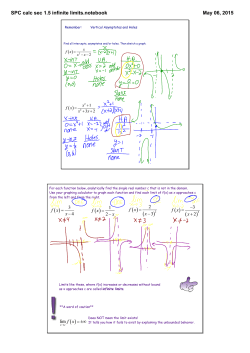 SPC calc sec 1.5 infinite limits.notebook