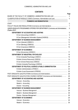 Contents - University of Zululand