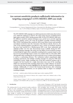 Are current sensitivity products suciently informative in targeting
