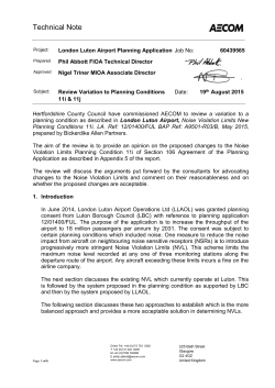 File Note - North Hertfordshire District Council