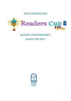 Coordinators Guide (schools) 2016