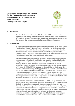 CBD Strategy and Action Plan