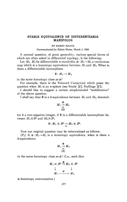 STABLE EQUIVALENCE OF DIFFERENTIABLE