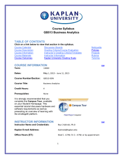 Syllabu - Homework Market