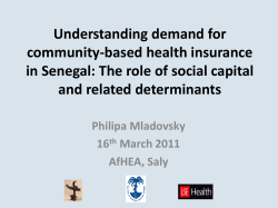 AfHEA 2011 v1 - African Health Economics and Policy