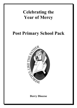 Post-Primary Letter from Bishop McKeown Opening the Year of Mercy