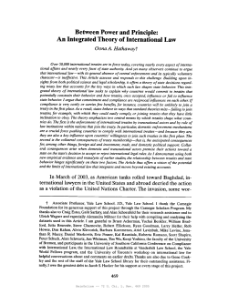An Integrated Theory of International Law