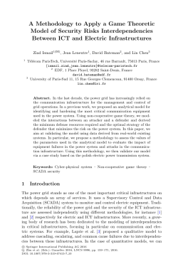 A Methodology to Apply a Game Theoretic Model of Security Risks