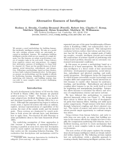 Alternative Essences of Intelligence