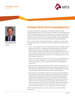 Pairing Price with Fundamentals