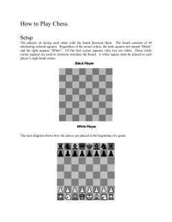 How to Play Chess - North Canterbury Chess