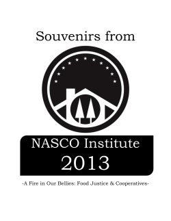 NASCO Updates - Madison Community Cooperative