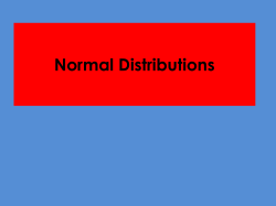 Normal Distributions and Drawing Conclusions