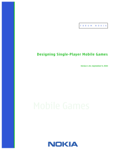 Designing Single-Player Mobile Games
